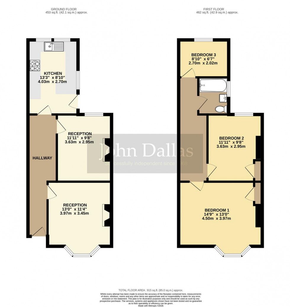 Floorplan for Green Lane, Chislehurst