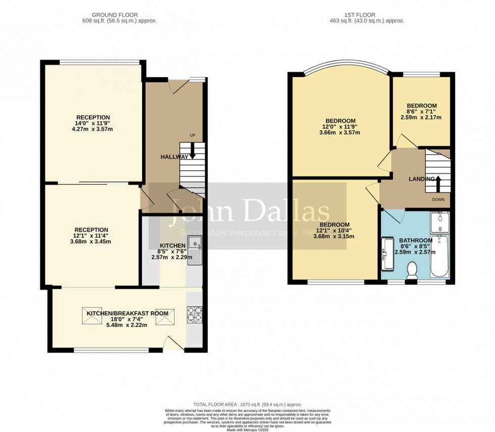 Floorplan for Addiscombe Court Road, Croydon