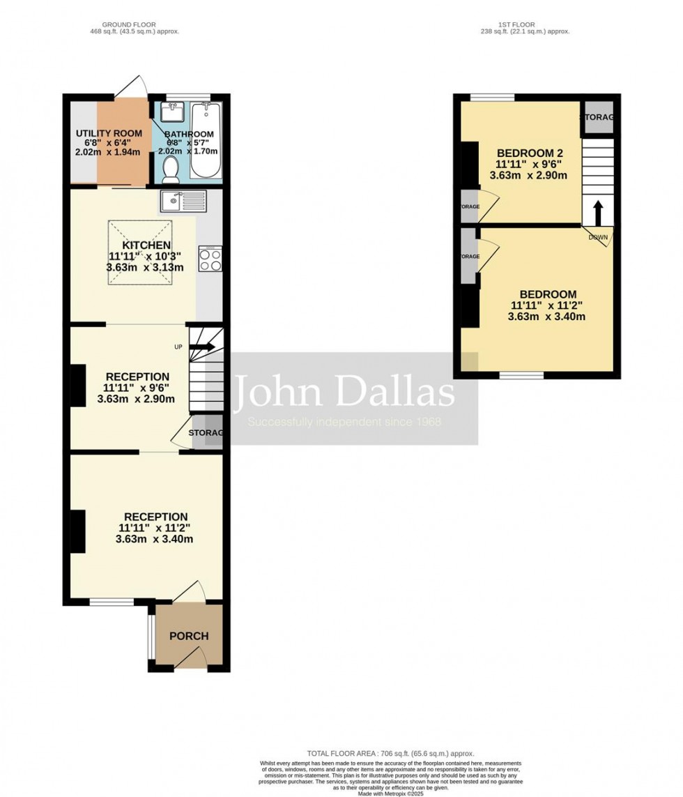 Floorplan for Cross Road, Croydon