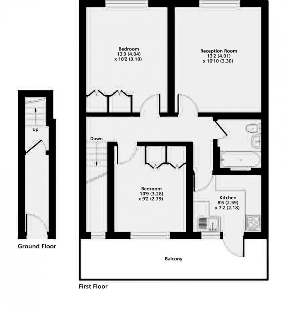Floorplan for Elmfield Way, South Croydon