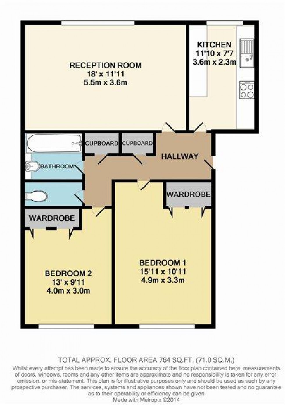 Floorplan for Reddington Close, Sanderstead