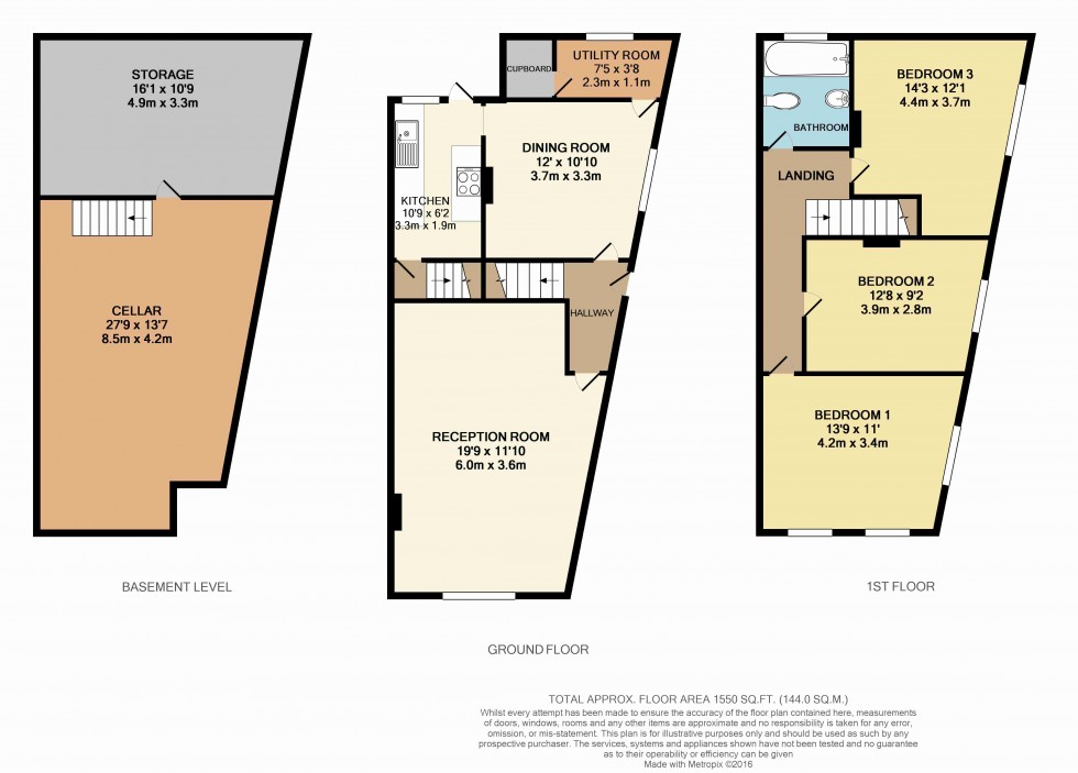 Floorplan for Sanderstead Road, South Croydon