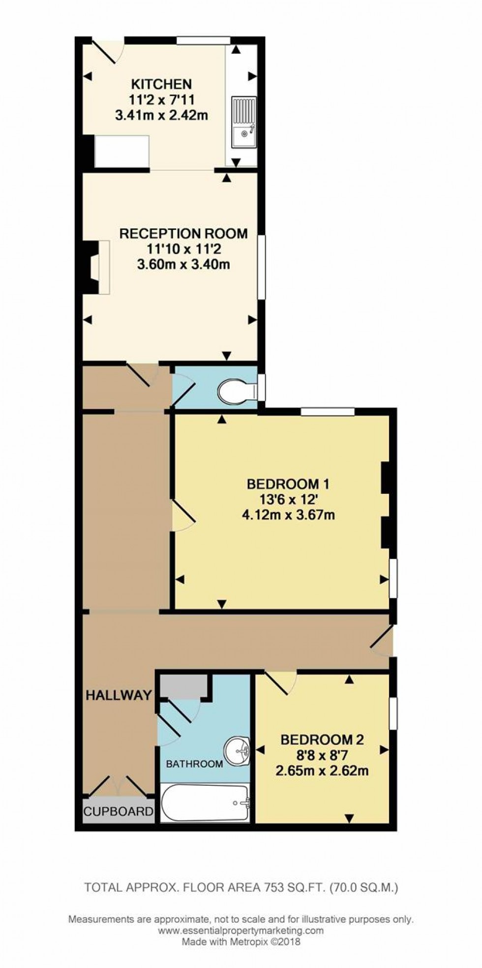 Floorplan for Avondale Road, South Croydon