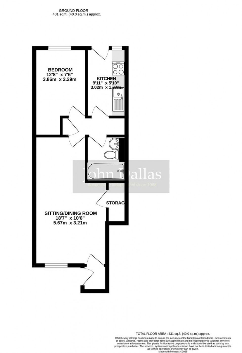 Floorplan for Rosamund Close, South Croydon