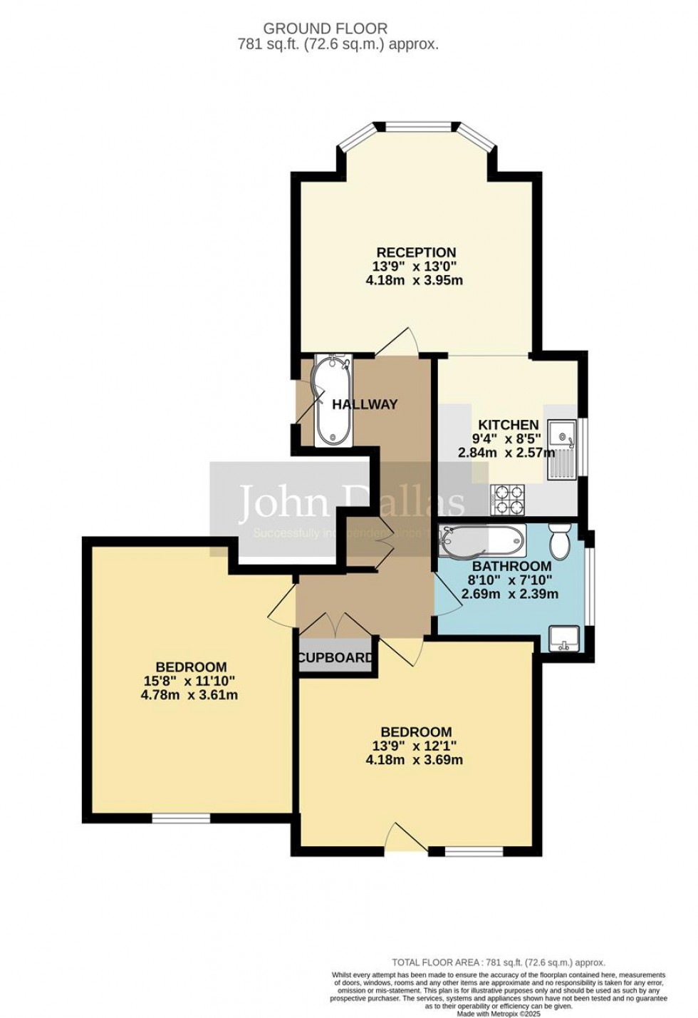 Floorplan for Birdhurst Rise, South Croydon