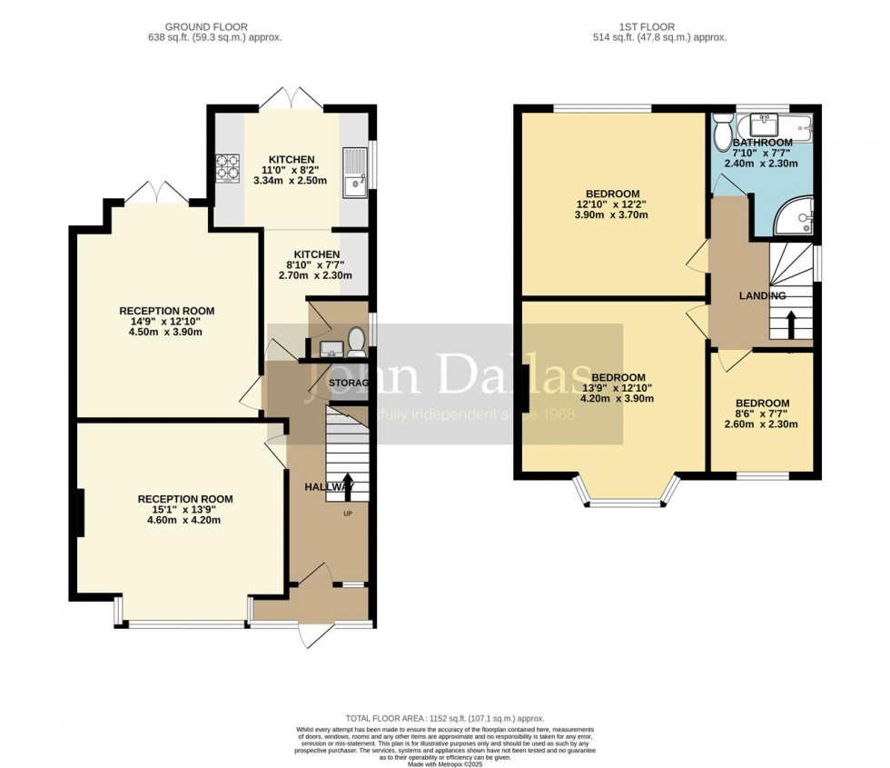 Floorplan for Cameron Road, Croydon