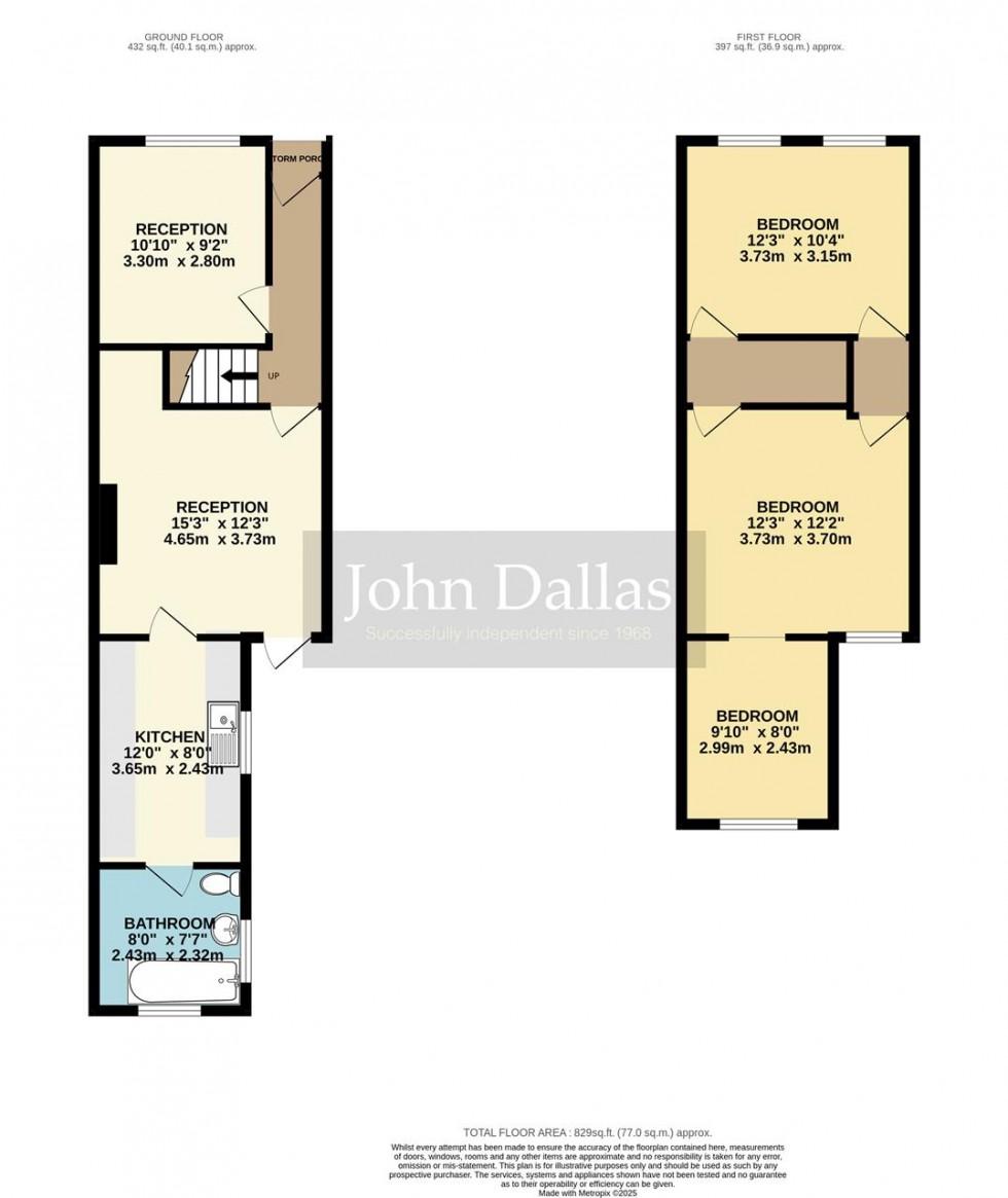 Floorplan for Bensham Lane, Croydon