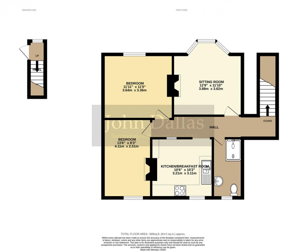 Floorplan for Lauriston Villas, Sanderstead Road, South Croydon