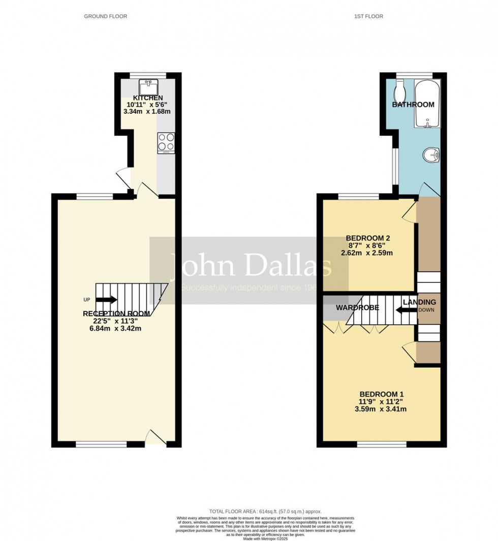 Floorplan for Napier Road, South Croydon