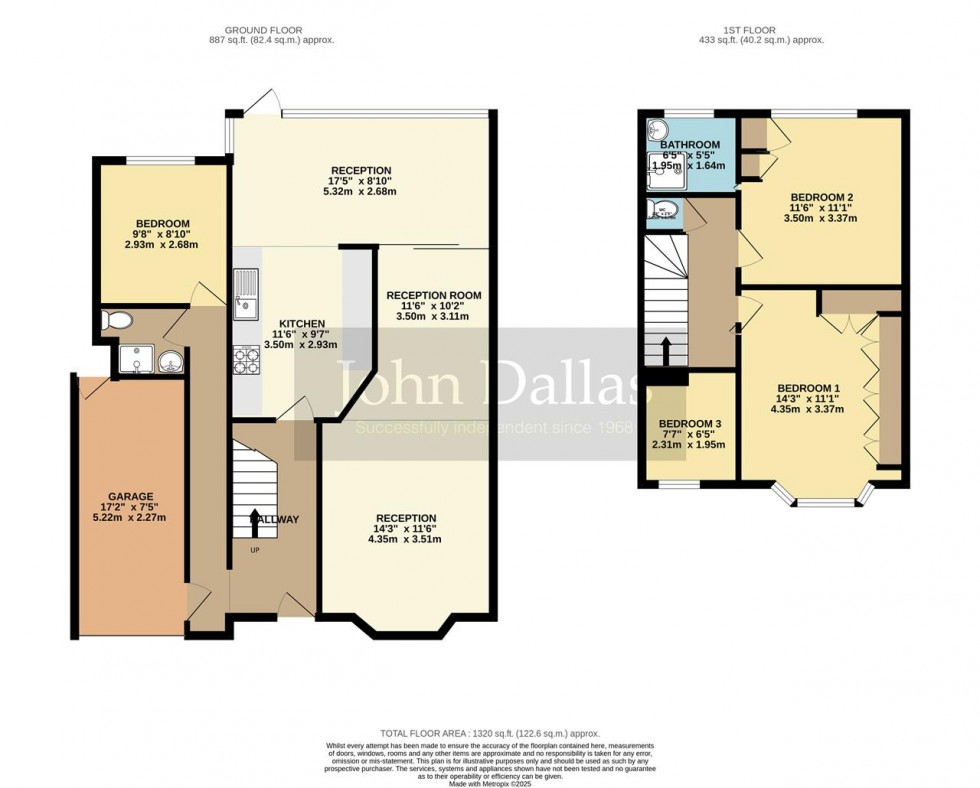 Floorplan for Chestnut Grove, South Croydon