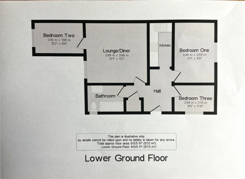 Floorplan for Bedford Place, Croydon, Croydon