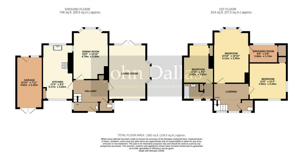 Floorplan for Ballards Way, Croydon