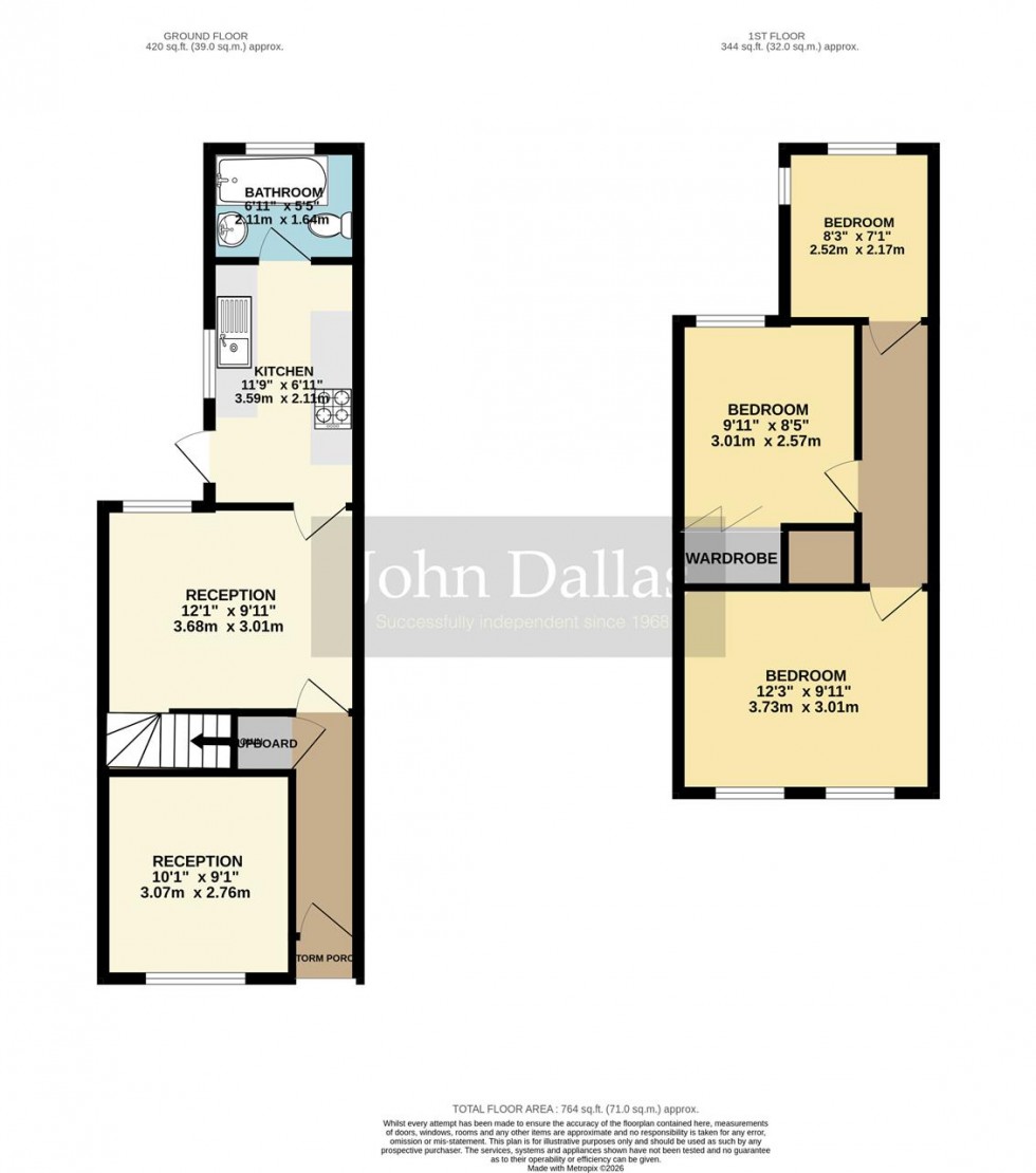 Floorplan for Northcote Road, Croydon