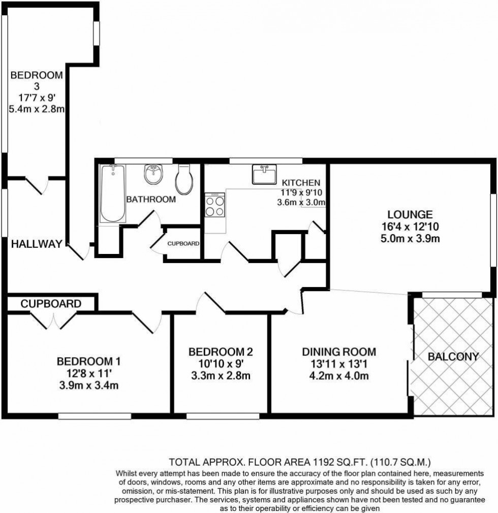 Floorplan for Bramleyhyrst, 29 Bramley Hill, Croydon