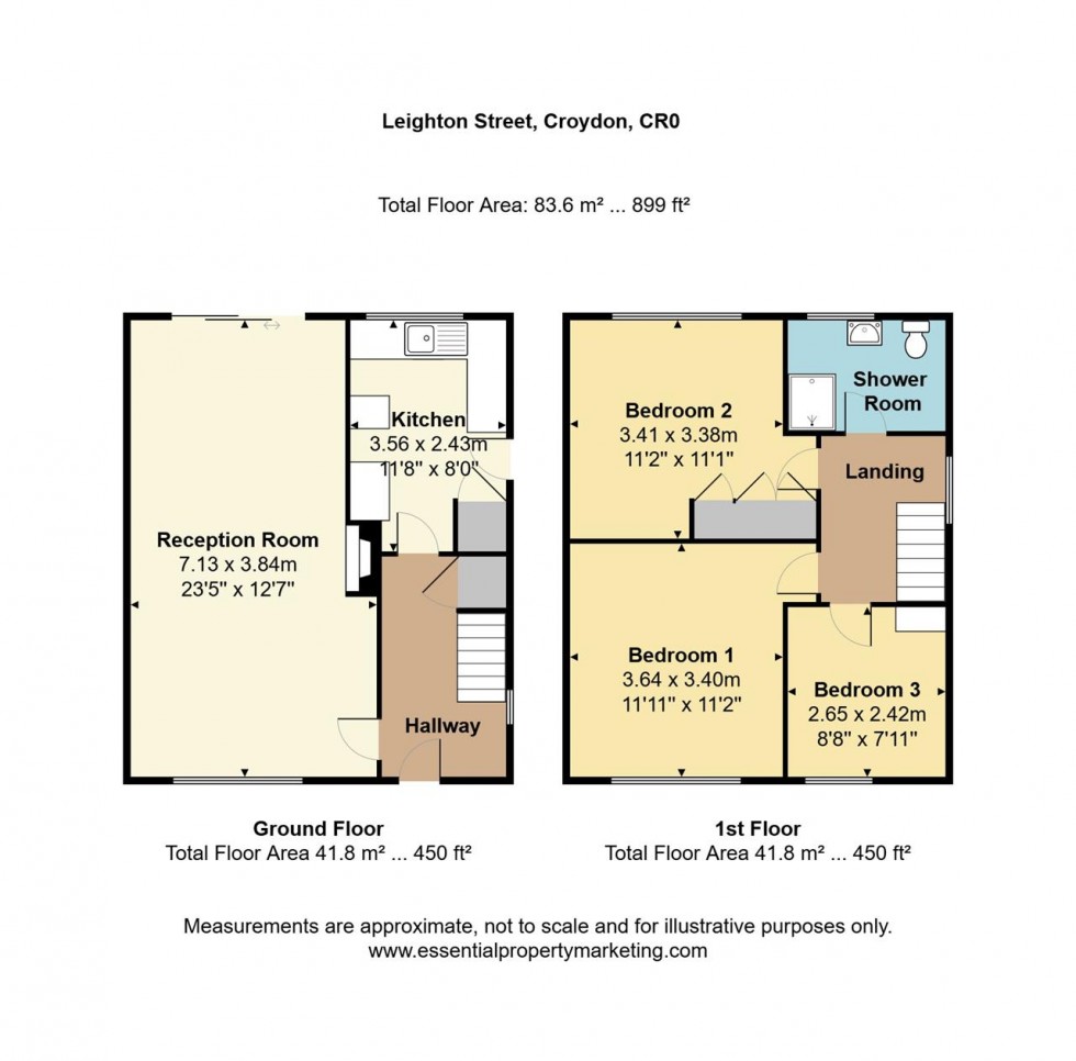 Floorplan for Leighton Street, Croydon