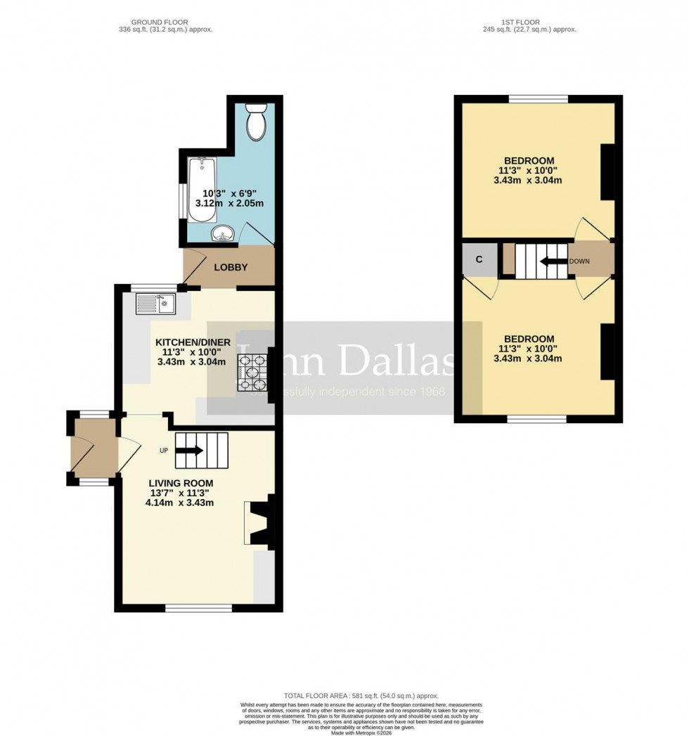 Floorplan for Napier Road