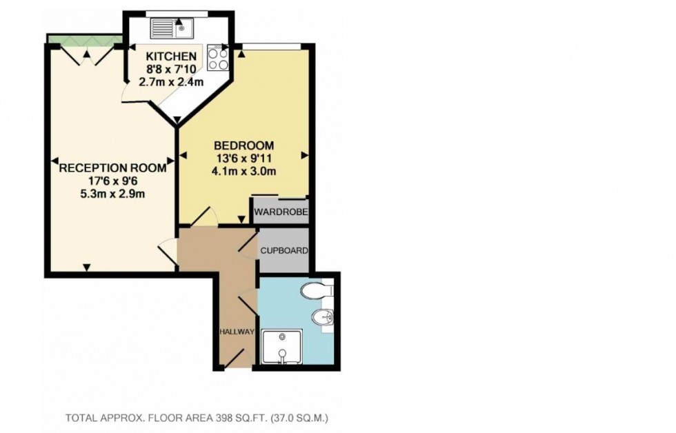 Floorplan for Wren Court, 303 Limpsfield Road, Warlingham