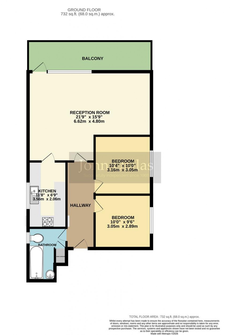 Floorplan for Sheridan Court, 99 Coombe Road, Croydon