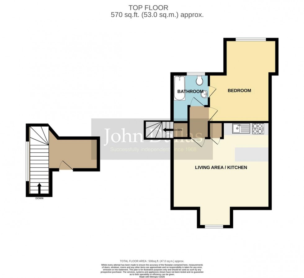 Floorplan for Normanton Road, South Croydon